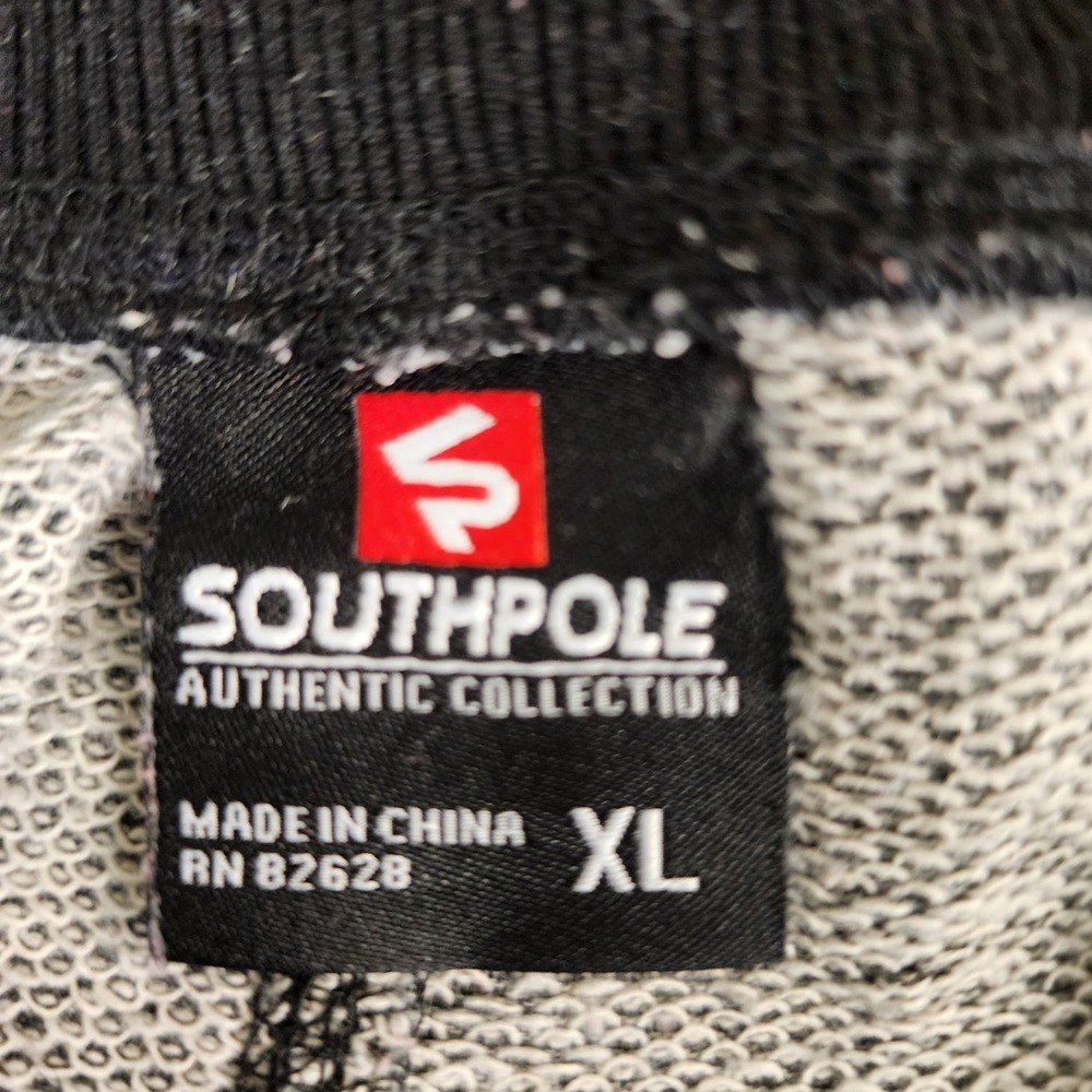 Southpole Shorts Mens XL Black Marled Knit Drawstring Elastic Waistband Cargo - Picture 3 of 8
